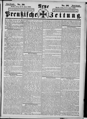 Neue preußische Zeitung vom 22.01.1897
