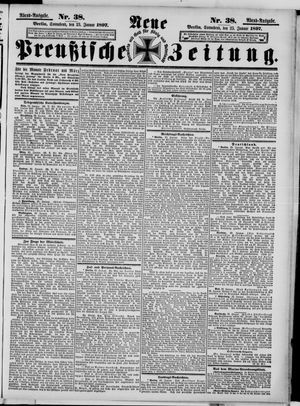 Neue preußische Zeitung vom 23.01.1897
