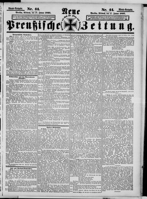 Neue preußische Zeitung vom 27.01.1897
