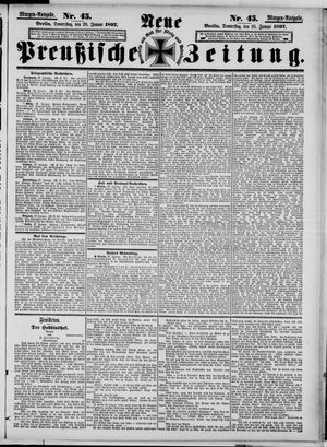 Neue preußische Zeitung vom 28.01.1897