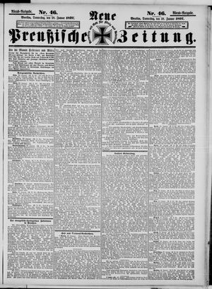 Neue preußische Zeitung vom 28.01.1897