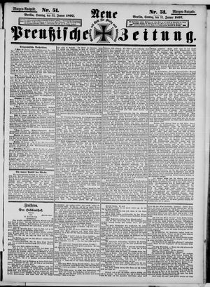 Neue preußische Zeitung vom 31.01.1897