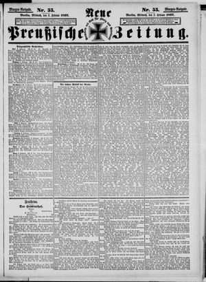 Neue preußische Zeitung vom 03.02.1897