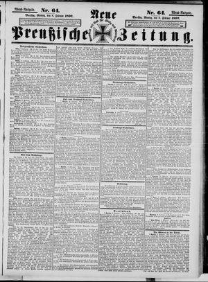 Neue preußische Zeitung vom 08.02.1897