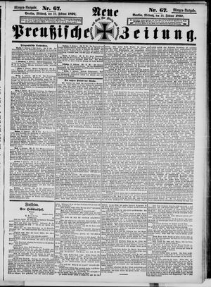 Neue preußische Zeitung vom 10.02.1897