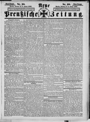 Neue preußische Zeitung vom 10.02.1897
