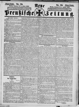 Neue preußische Zeitung vom 13.02.1897