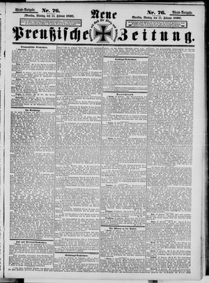 Neue preußische Zeitung vom 15.02.1897