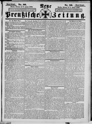 Neue preußische Zeitung vom 17.02.1897