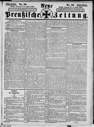 Neue preußische Zeitung vom 18.02.1897