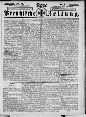Neue preußische Zeitung vom 21.02.1897
