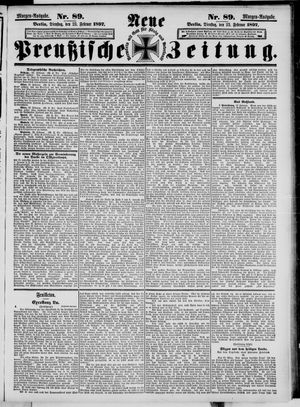 Neue preußische Zeitung vom 23.02.1897