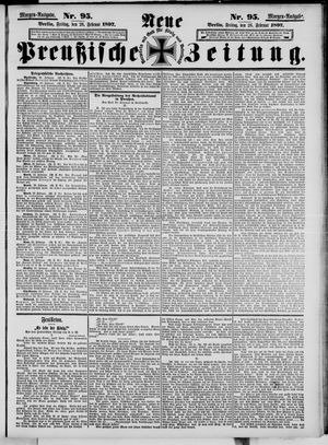 Neue preußische Zeitung vom 26.02.1897