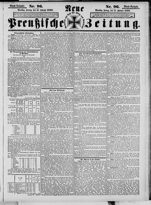 Neue preußische Zeitung vom 26.02.1897