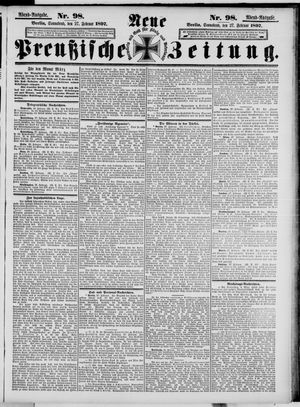 Neue preußische Zeitung vom 27.02.1897
