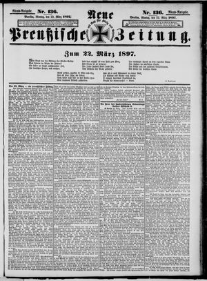 Neue preußische Zeitung vom 22.03.1897