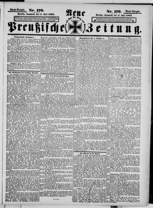 Neue preußische Zeitung vom 10.04.1897