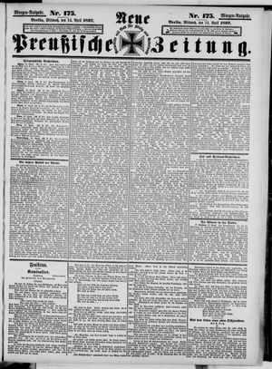 Neue preußische Zeitung vom 14.04.1897