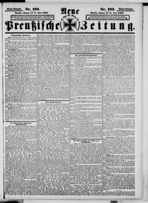 Neue preußische Zeitung vom 26.04.1897