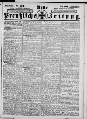 Neue preußische Zeitung vom 27.04.1897