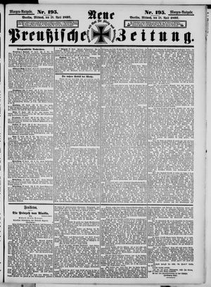 Neue preußische Zeitung vom 28.04.1897