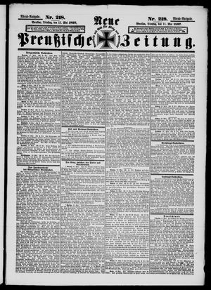 Neue preußische Zeitung vom 11.05.1897