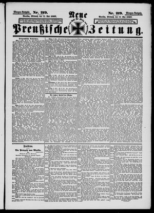 Neue preußische Zeitung vom 12.05.1897
