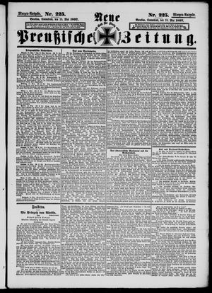 Neue preußische Zeitung vom 15.05.1897