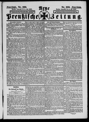 Neue preußische Zeitung vom 20.05.1897