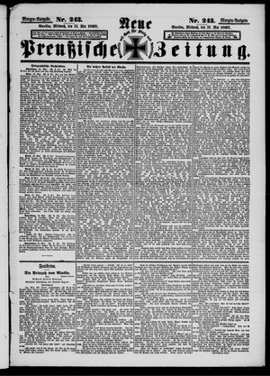 Neue preußische Zeitung vom 26.05.1897