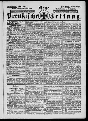 Neue preußische Zeitung vom 27.05.1897