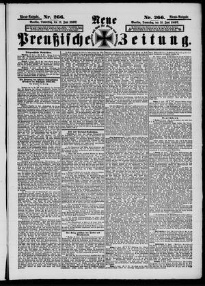 Neue preußische Zeitung vom 10.06.1897