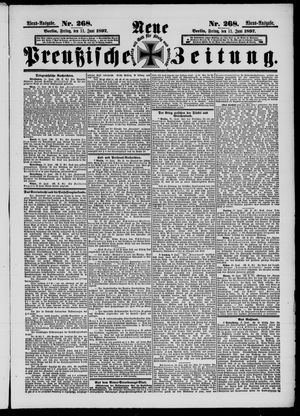 Neue preußische Zeitung vom 11.06.1897