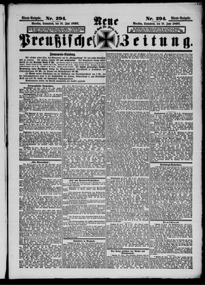 Neue preußische Zeitung vom 26.06.1897