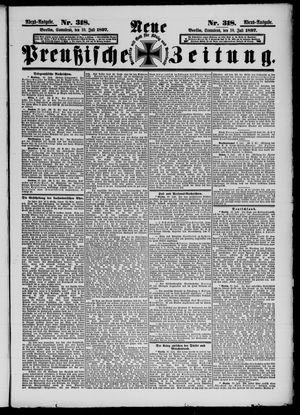 Neue preußische Zeitung on Jul 10, 1897