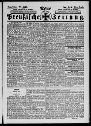 Neue preußische Zeitung vom 29.07.1897