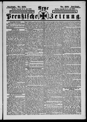 Neue preußische Zeitung vom 29.07.1897