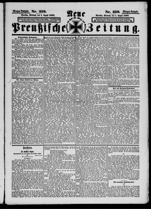 Neue preußische Zeitung vom 04.08.1897
