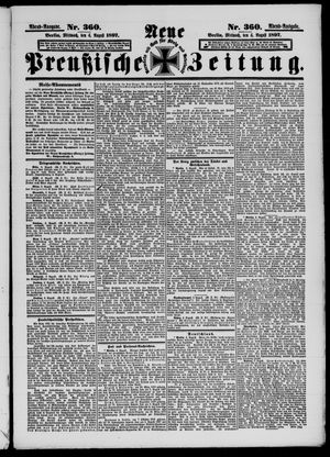 Neue preußische Zeitung vom 04.08.1897