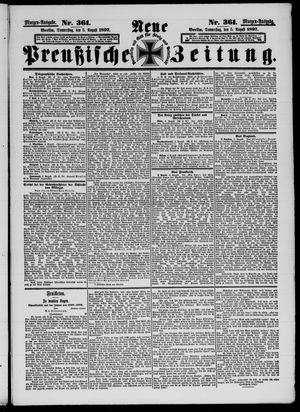 Neue preußische Zeitung vom 05.08.1897