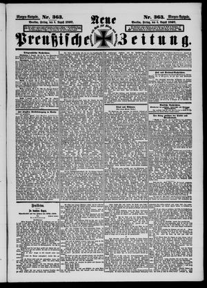 Neue preußische Zeitung vom 06.08.1897