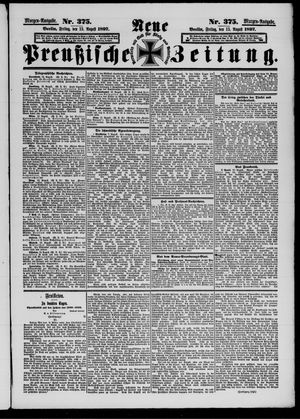 Neue preußische Zeitung vom 13.08.1897