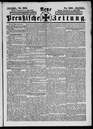 Neue preußische Zeitung vom 19.08.1897