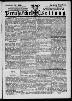 Neue preußische Zeitung vom 24.08.1897