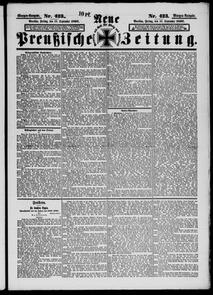 Neue preußische Zeitung vom 10.09.1897