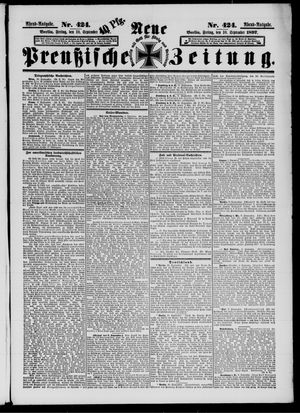 Neue preußische Zeitung vom 10.09.1897