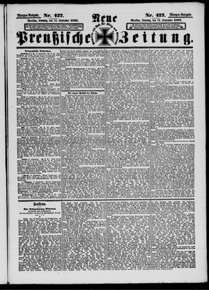 Neue preußische Zeitung vom 12.09.1897
