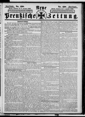 Neue preußische Zeitung vom 18.09.1897