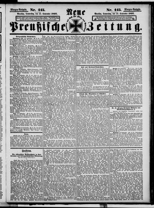 Neue preußische Zeitung vom 23.09.1897
