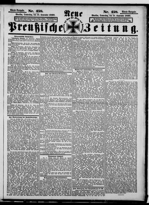 Neue preußische Zeitung vom 30.09.1897